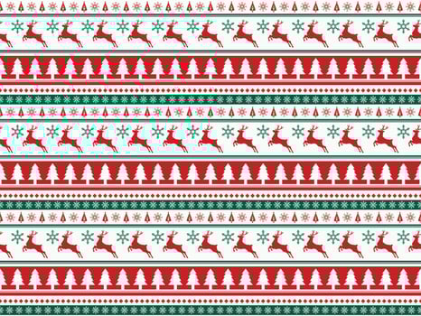 winter seamless tribal background merry christmas new year ornament pattern vector template season