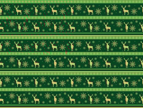 winter seamless tribal background merry christmas new year ornament pattern vector template season