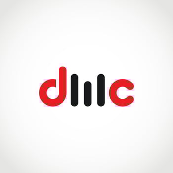 Initial DMC letter, Initial D letter M and C Logo, DMC letter logo design vector. vector