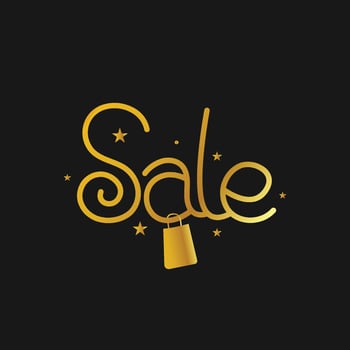Sale Calligraphy Text or Lettering Design for Shopping Poster or Banner. Flash Sales Banner Template Design for  Social Media and Website.Special Offer Flash Sale campaign vector