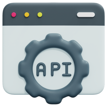 api 3d render icon illustration png