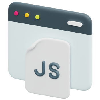 javascript 3d render icon illustration png