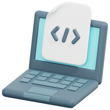 programming 3d render icon illustration png