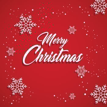 a Christmas lettering vector