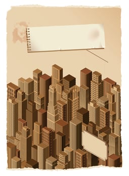 Vector isometric city
