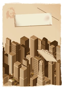 Vector isometric city