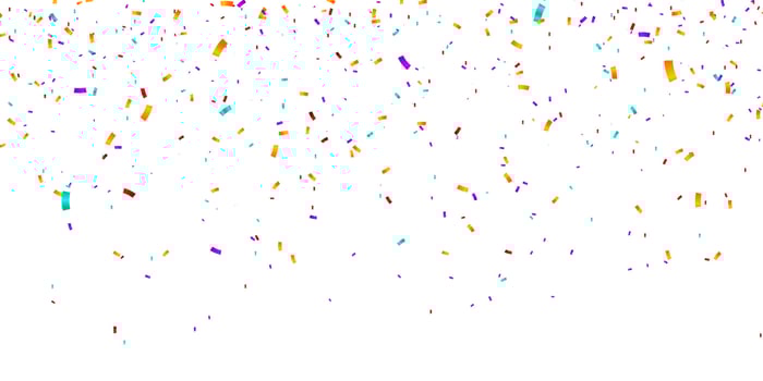 Confetti Background. Vector illustration confetti background. Party and birthday confetti vector background.