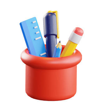 Stationary Jar 3d Illustration png