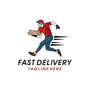 Delivery logo design vector template