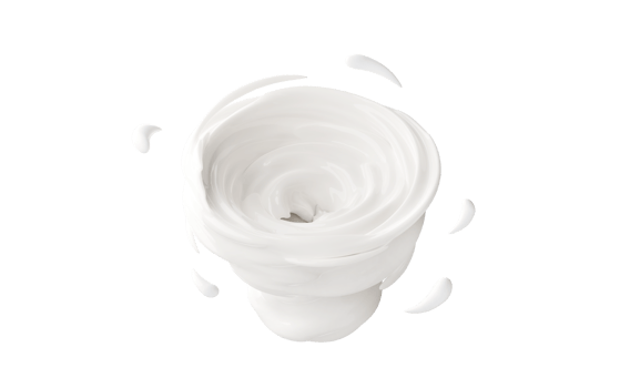 3d milk ripple whirlpool splash  isolated. 3d render illustration png