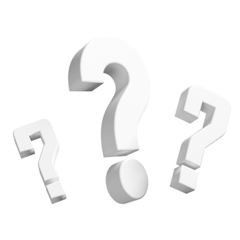 3d white question mark symbol icon isolated. FAQ or frequently asked questions, minimal concept, 3d render illustration png