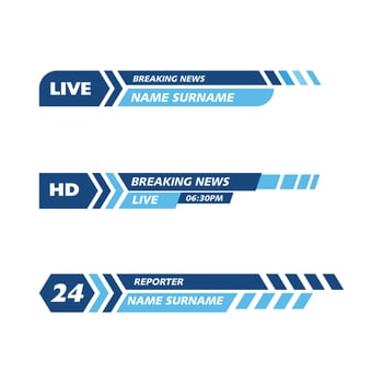 Banner TV vector icon illustration