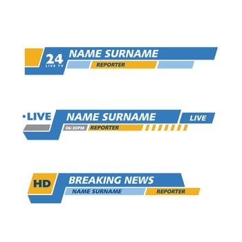 Banner TV vector icon illustration