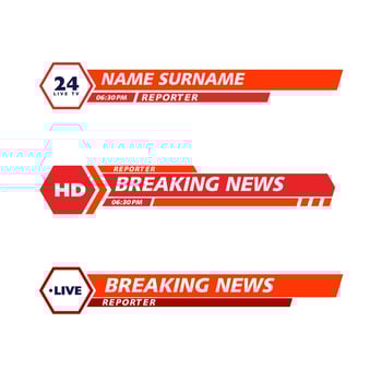 Banner TV vector icon illustration