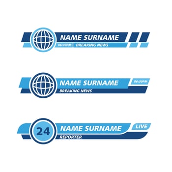 Banner TV vector icon illustration