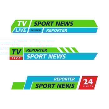 Banner TV vector icon illustration