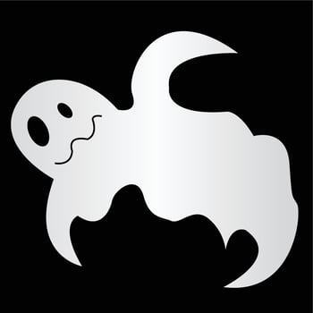 Cartoon Ghost Vector