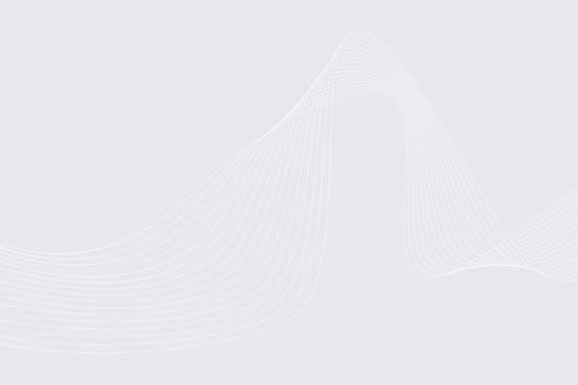 White light curve line modern gradient background. wavy lines light Gradient white background vector