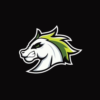 Horse Mascot Logo Design vector