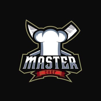 Master Chef Sports Logo Templates vector