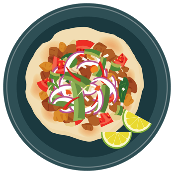 tostadas mexican food. png
