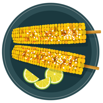 elote mexican food. png