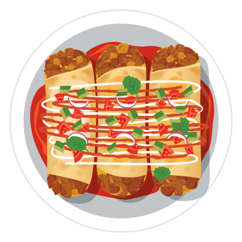 enchiladas mexican food. png