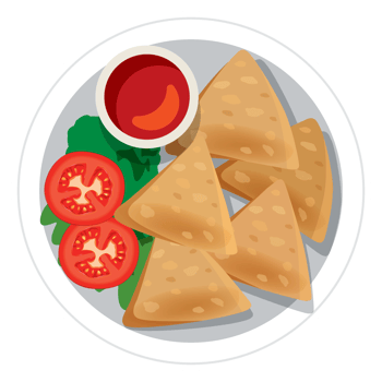 samosa halal food. png