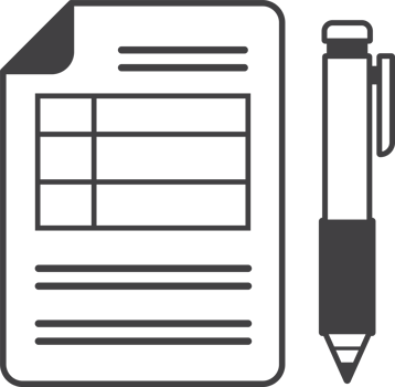 checklist report illustration in minimal style png