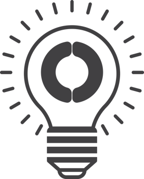 light bulb and brain illustration in minimal style png
