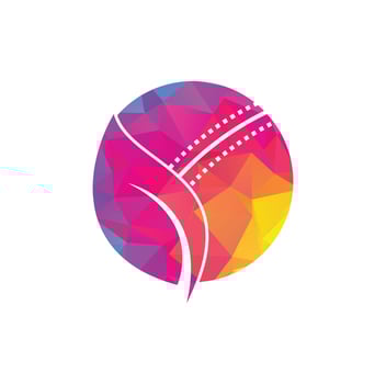 Cricket and leaf vector logo design. Unique cricket and organic logotype design template.