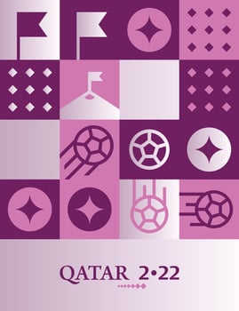Fifa World Cup 2022 Poster Template vector