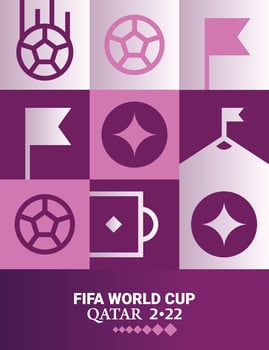 Fifa World Cup 2022 Poster Template vector