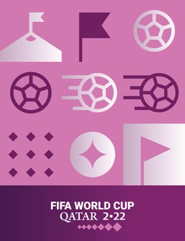 Fifa World Cup 2022 Poster Template vector