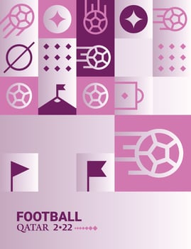 Fifa World Cup 2022 Poster Template vector