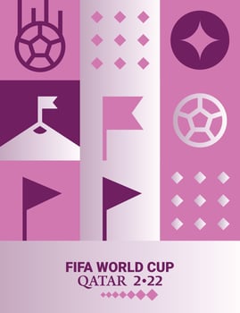 Fifa World Cup 2022 Poster Template vector