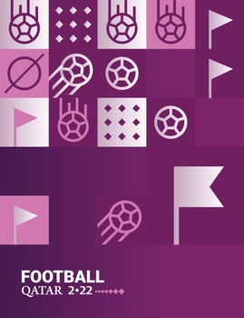 Fifa World Cup 2022 Poster Template vector