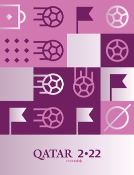 Fifa World Cup 2022 Poster Template vector