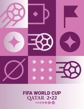 Fifa World Cup 2022 Poster Template vector