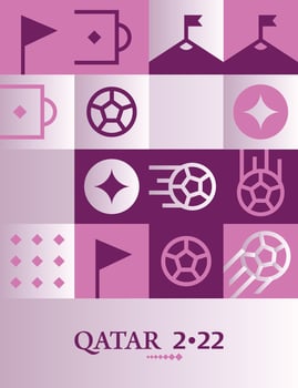 Fifa World Cup 2022 Poster Template vector