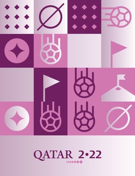 Fifa World Cup 2022 Poster Template vector