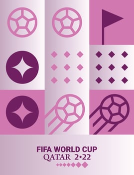 Fifa World Cup 2022 Poster Template vector