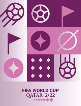 Fifa World Cup 2022 Poster Template vector