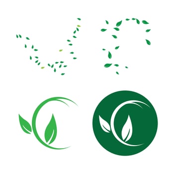 Eco Tree Leaf Logo Template vector