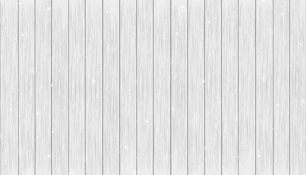 Seamless pattern panoramic Christmas background with snowy on wooden,Vector pattern wild holizon Winter scene with snowing on white and grey wood panel texture vector