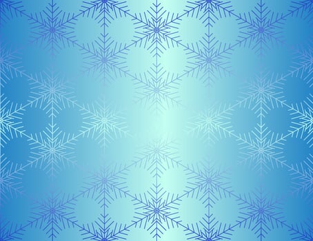 Vector Christmas card. Snowflakes background. Winter seamless pattern.