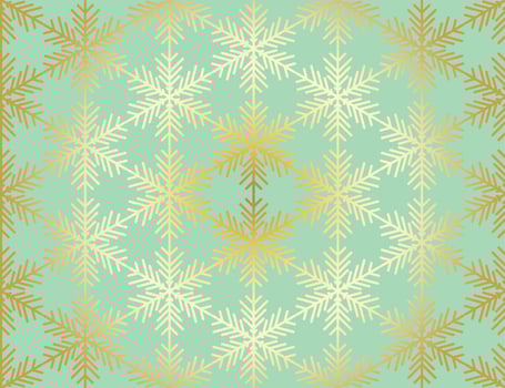 Vector Christmas card. Snowflakes background. Winter seamless pattern.