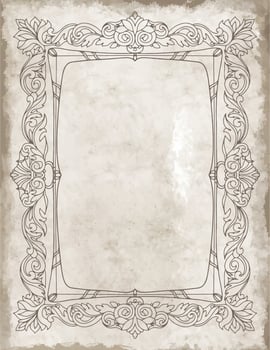 Framed Journal Paper - Digital Instant Download. Old vintage paper with glowing center and grunge vignette vector