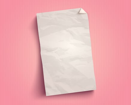 Vector vintage white paper