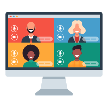 online video call illustration png